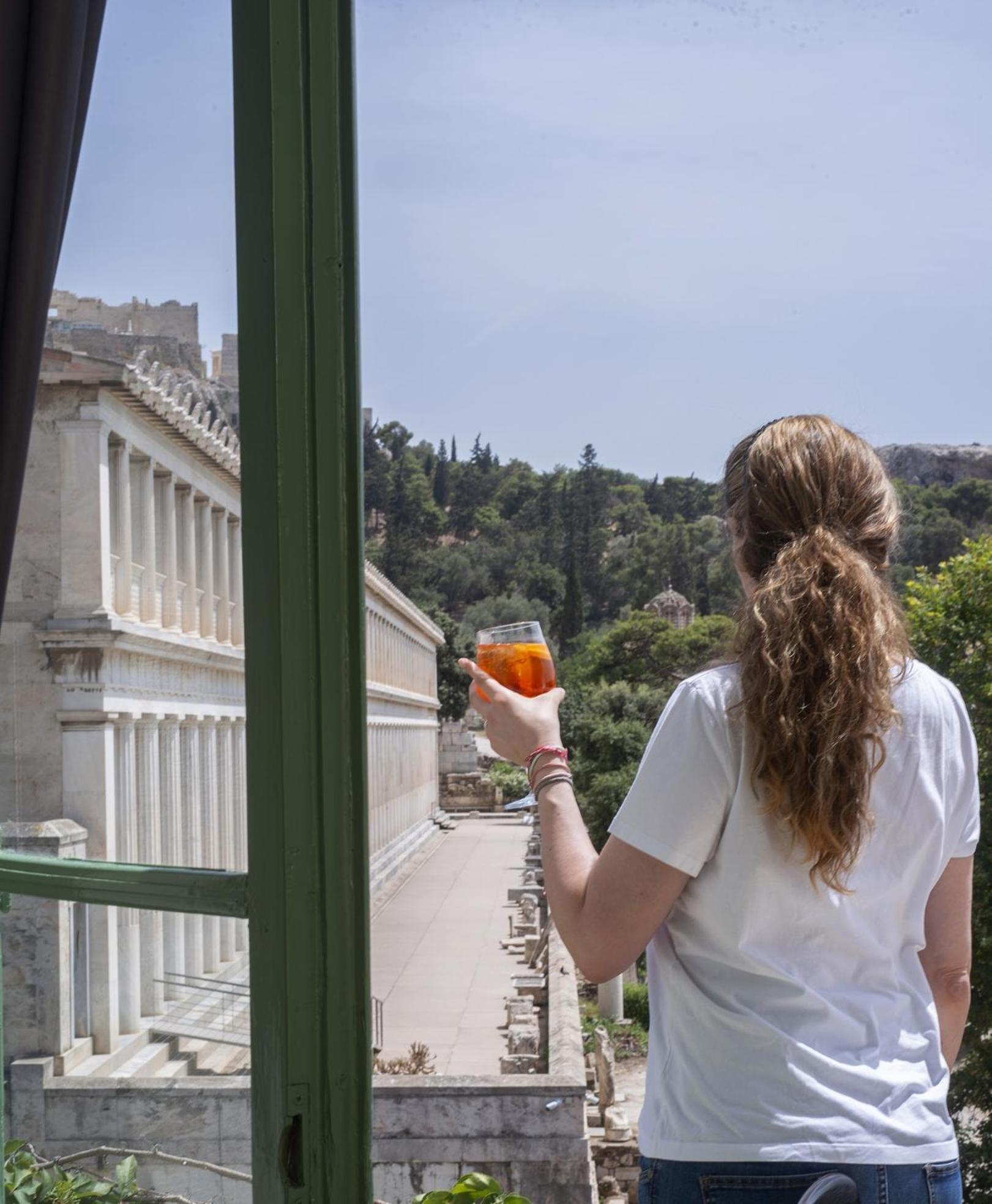 Отель Ancient Agora Plaka Афины Экстерьер фото